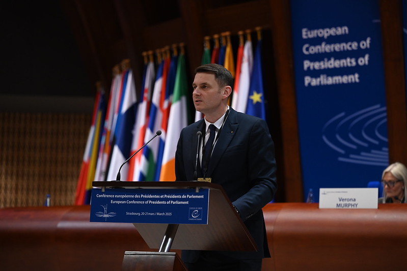 Participarea președintelui interimar al Senatului, Mircea Abrudean, la Conferința președinților de Parlamente din Consiliul Europei